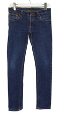 Nudie Tight Long John Org. Twill Rinsed Herrenjeans W30/L30 Zip Fly Stretch