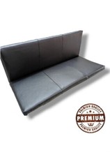 EchtLeder Bank Sitzkissen Polster Lederkissen Sitzpolster Auflage Schwarz  