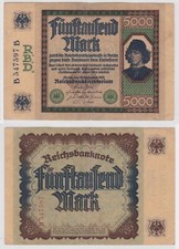 5000 Mark Banknote Inflation