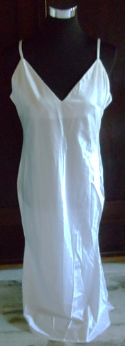 Satin damen nachthemd - satin, l
