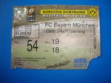 97/98 Ticket BVB Dortmund FC