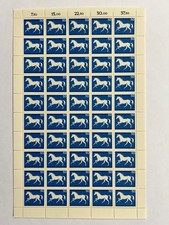 BUND BRD 50 er Bogen 581** Pferde Rassen Reitsport Reiten Vollblut Tiere Araber