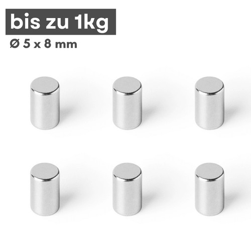 Neodym scheibenmagnet x 8 - scheibenmagnet, 5
