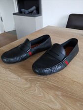 GUCCI Klassiker Mokassins Gr. 9,5 43 schwarze Loafer Schuhe butterweich! ??
