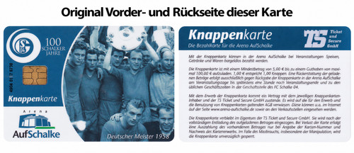 Knappenkarte schalke arena - schalke,