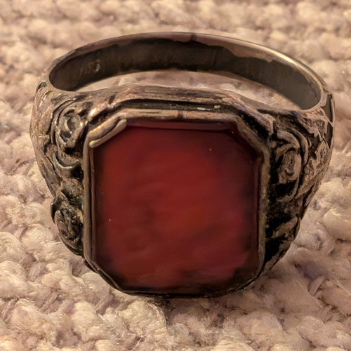 Vintage herrenring 835 - vintage, silber