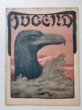 ORIGINAL Zeitschrift JUGEND Hirth 1901 Nr. 34 - guter Zustand nach 120 Jahren