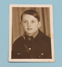 Foto Passfoto deutscher Junge Pimpf Uniform HJ Jungvolk "Schweinfurt"