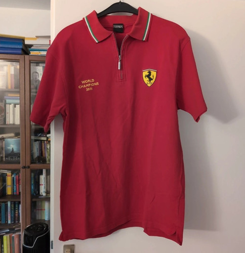 Original ferrari poloshirt - poloshirt, rot