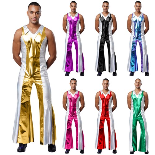 Herren metallic jumpsuit - metallic,