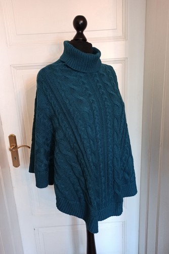 Damen rollkragen poncho - damen, rollkragen-poncho