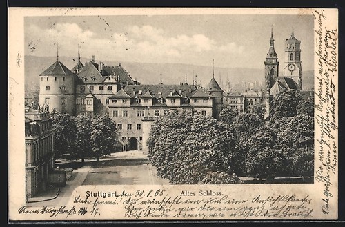 Stuttgart altes schloss mit - stuttgart,,