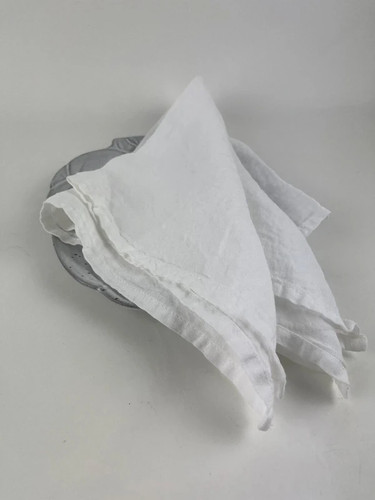 4er set tischservietten weiß - set,