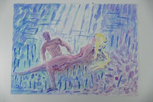 Wilhelm klußmann aquarell - wilhelm,