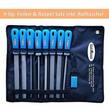 Feilen Raspel Werkstattfeile Satz 9-tlg. Kfz Feilen Set Halb Vierkant Rundfeile