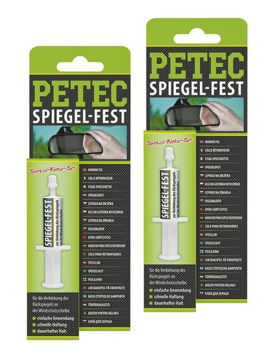 Petec spiegel fest klebeset - spiegel,