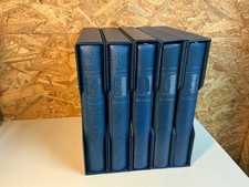5 Lindner Binder blau mit