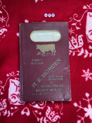 Butchers book for - butchers, customer