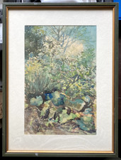 ::AQUARELL UM 1946 GARTEN