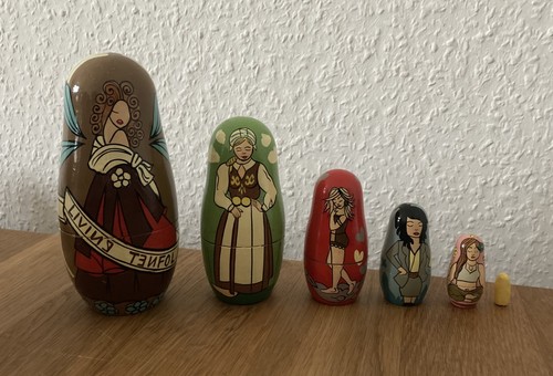 Künstler matroschka 6 - künstler-matroschka!,