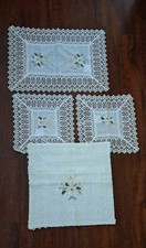 NEU! 3 Weihnachtsdeckchen + 1