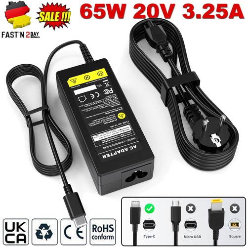 65w usb netzteil für lenovo - 65w,
