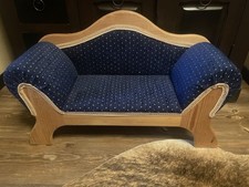 Puppensofa, Polstersofa, blau, wie neu