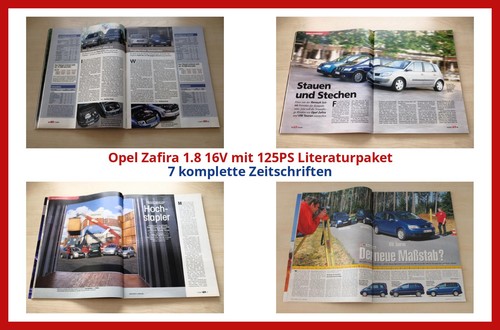 Opel zafira 16v mit 125ps - 1.8,