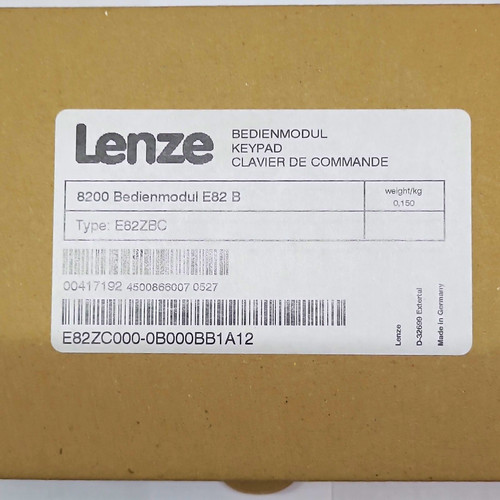 Lenze 8200 bedienmodul - 8200, bedienmodul/keypad