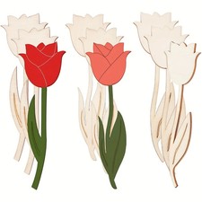 Holz Rose Blumen Ecke