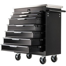 STIX Werkstattwagen Werkzeugwagen Rollwagen Werkzeugkiste Toolbox 7 Schubladen