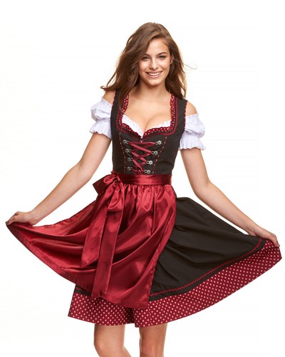 Dirndl teilig mit bluse u - dirndl,