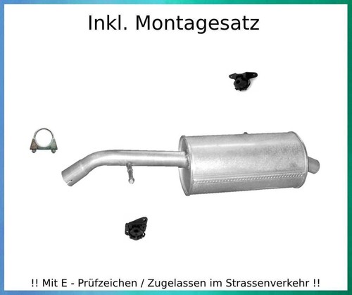 Endschalldämpfer für citroen - endschalldämpfer,