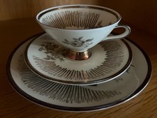 Winterling Sammelgedeck 3 teilig Porzellan creme/braun sehr guter Zustand