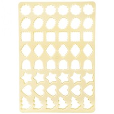 Keksausstecherplatte - Ausstecherplatte - Ausstechformen 48 Kekse mit 8 Motiven