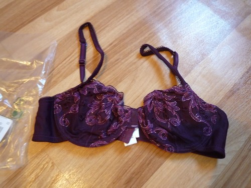 Lila bordeaux mit - bh,
