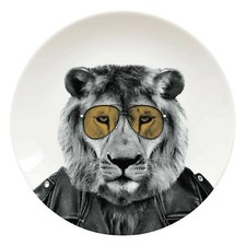 Mustard Wild Dining Larry Löwe NEU Teller Fun Speiseteller Party Tier