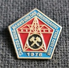 Abzeichen DDR: Tag des Bergmanns und Energiearbeiters 1976, Kohle Kali Wismut