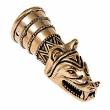 Trinkhornende Wolfskopf aus