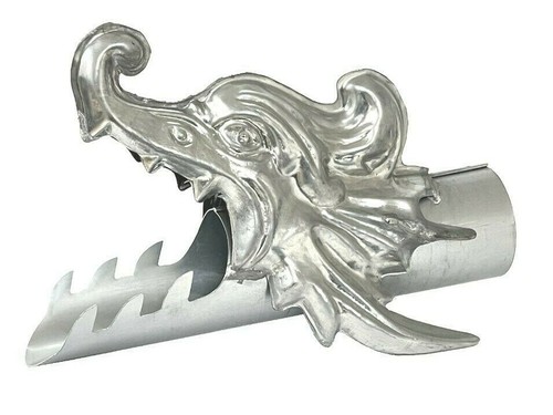 Drachenkopf wasserspeier zink - drachenkopf,
