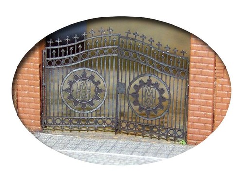 Altes werkstor bausatz für 2 - werkstor,,