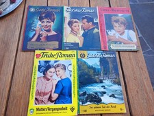 5x Alte Romanhefte Truhe Gold