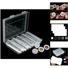 münzkapseln 33mm,münzkapseln 2 Euro,120 Stück münzetui,2 Euro münzen aufbewah...