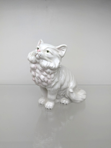 Vintage porzellankatze katze - vintage,