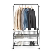 Kleiderständer Garderobenständer Rollgarderobe Kleiderstange Klamottenständer