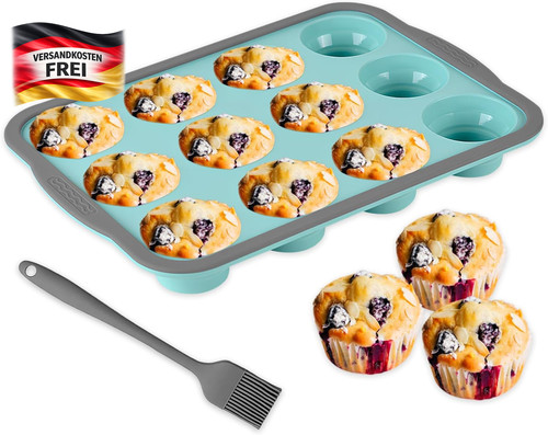 Silikon muffinform 12er - silikon,