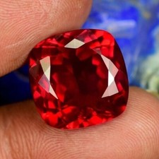 Natürlich Rot Rubin 5.90 Karat Burma Kissen Schnitt Zertifiziert Selten Lose