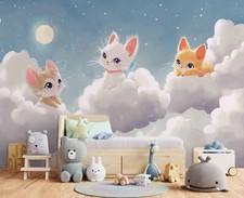 Fototapete kinderzimmer katzen - fototapete,