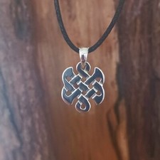 Sterling Silber Endlos Knoten