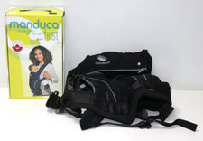 manduca FIRST Babytrage Baby und Kindertrage mit Rückenverlängerung,Phantom Grey